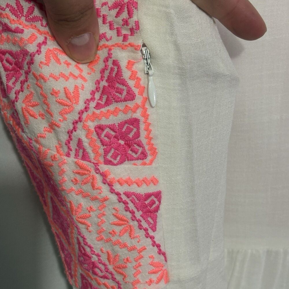 Vineyard Vines Woman's Embroidered Bodice Maxi Dress Size 16 Beachy Coastal Prep - Picture 7 of 13